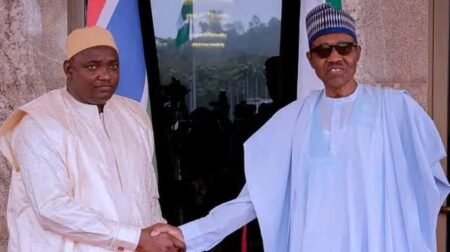Gambian president visits Buhari’s family in Daura to pay condolences