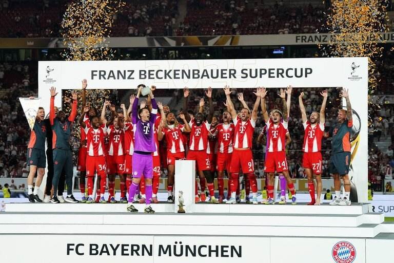 Kane, Diaz score as Bayern outclass Stuttgart to lift German Super cup Bayern outclass Stuttgart to lift German Super cup