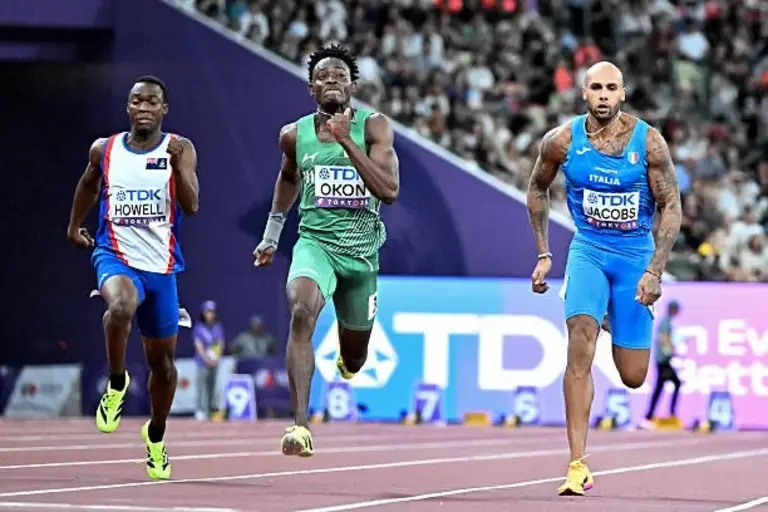 Nigeria’s Okon, Ajayi sprint into 100m semi-final at World Athletics Championships Nigeria’s Okon, Ajayi sprint into 100m semi-final at World Athletics Championships