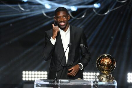 Dembele wins first Ballon d'Or