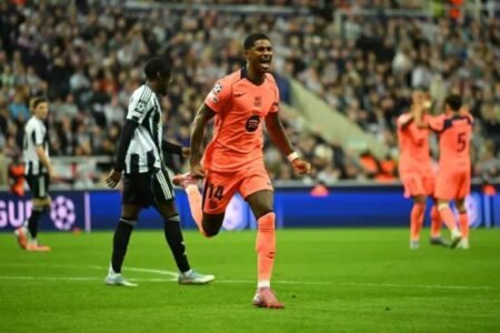 Rashford scores brace as Barcelona get 2-1 win over Newcastle