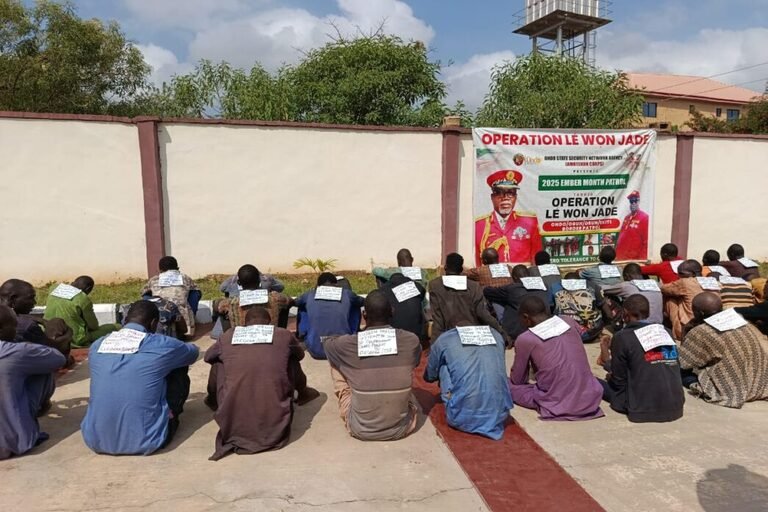 Amotekun arrests 39 terror suspects who fled Sokoto for Ondo forest after US air strikes Amotekun arrests 39 terror suspects who fled Sokoto for Ondo forest after US air strikes