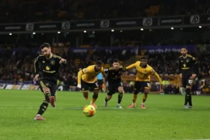 Man United beat Wolves as protests erupt at Molineux