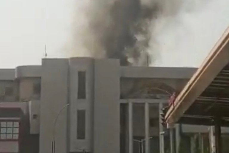 Fire guts FIRS HQ