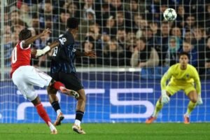 Madueke hits brace as Arsenal thrash Club Brugge Madueke hits brace as Arsenal thrash Club Brugge