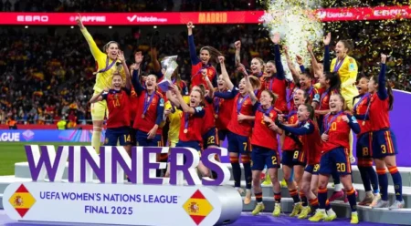 Spain cruise past Germany to retain Women's Nations League title