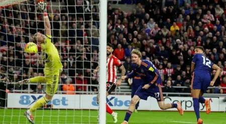 Woltemade scores own goal as Sunderland down Newcastle Woltemade scores own goal as Sunderland down Newcastle