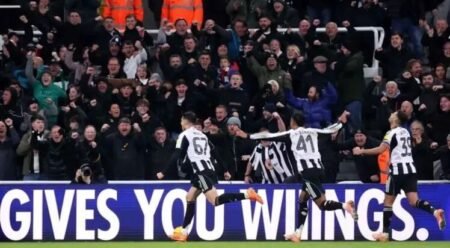 Newcastle beat Fulham 2-1 to set up Man City Carabao Cup semis