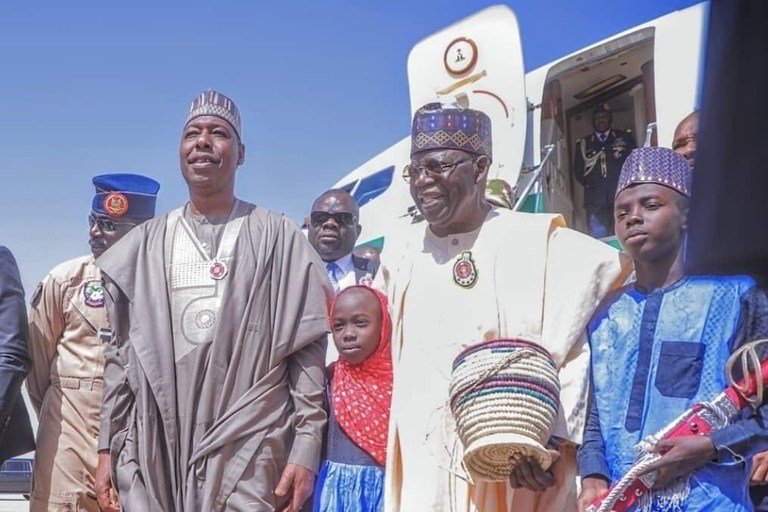 Tinubu arrives in Maiduguri to commission Zulum’s projects
