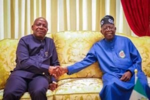 President Bola Tinubu meets Gov Alex Otti