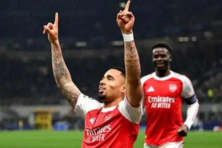 Jesus bags brace as Arsenal beat Inter for landmark win