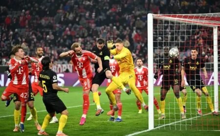 Kane brace lifts 10-man Bayern past USG into last 16 Kane brace lifts 10-man Bayern past USG into last 16