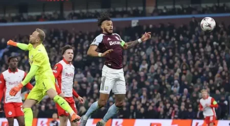 Aston Villa fightback to beat Salzburg in five-goal thriller