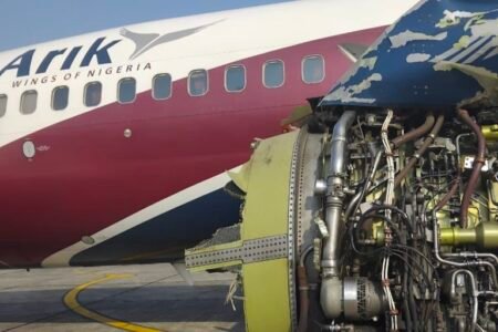 Arik Air Lagos-PH flight diverts to Benin after engine anomaly