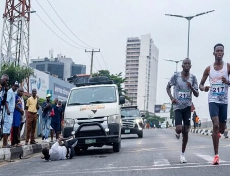 Ambulance hits woman near finish line at Lagos City Marathon