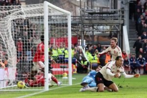 Mac Allister frantic finish seals Liverpool win over Nottingham 