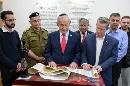 Netanyahu attends Book of Esther reading amid US-Iran tensions