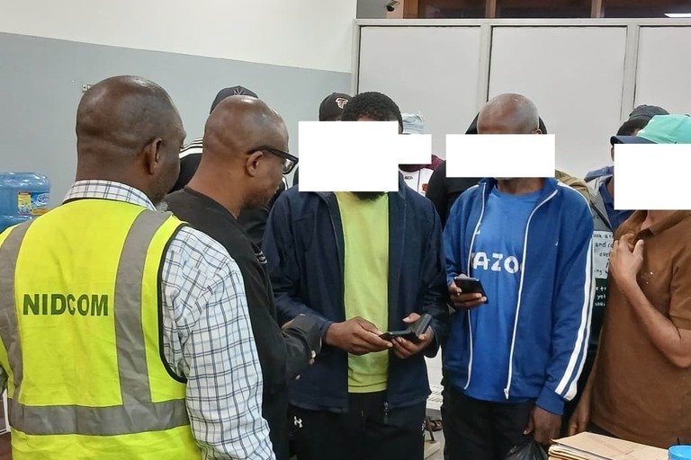 Deported Nigerians arrive at Lagos airport after Mozambique detention
