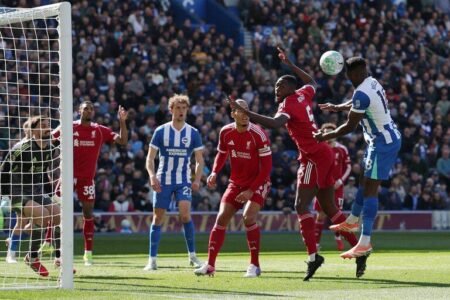 Liverpool suffer 10th league defeat after 2-1 loss to Brighton