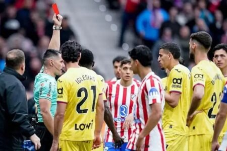 Getafe defender touches Sorloth’s genitals in 1-0 lose to Atletico Atletico Madrid earned a 1-0 La Liga victory, which was overshadowed by Getafe defender Abdel Abqar's red card for touching the genitals of their striker Alexander Sorloth.