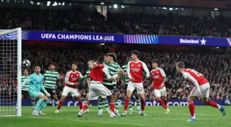 Arsenal reach Champions League semi-finals with Sporting draw Arsenal reach Champions League semi-finals with Sporting draw