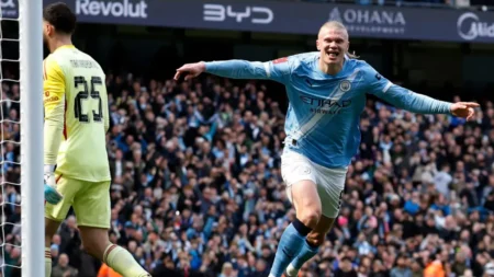 Erling Haaland had scored three goals in his last seven games for Manchester City before his hat-trick against Liverpool