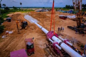 NNPC OB3 gas pipeline River Niger crossing project using HDD technology in Nigeria
