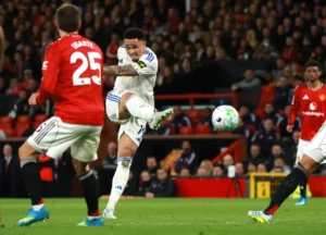 Noah Okafor's double fires Leeds to victory at Manchester United