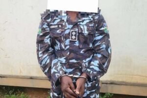 Police officer Usman Nuhu killed restrained suspect Mene Ogidi in Effurun Delta viral video