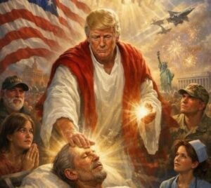 Trump shares AI image of himself as Jesus Christ amid feud with Pope Leo