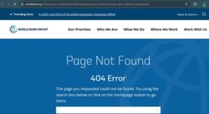 World Bank deletes Nigeria Development Update report three days after release