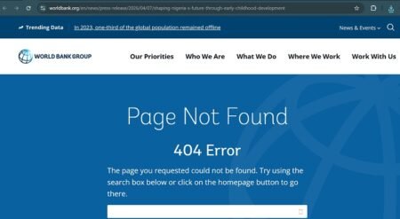 World Bank deletes Nigeria Development Update report three days after release