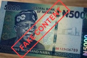 CBN denies Viral N5,000 note featuring Tinubu