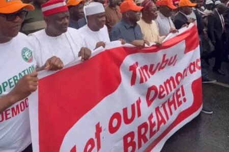 Atiku, Obi, Kwankwaso, others join ADC protest over INEC decisions