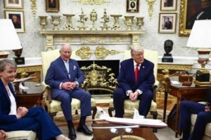 Trump welcomes King Charles in historic US visit