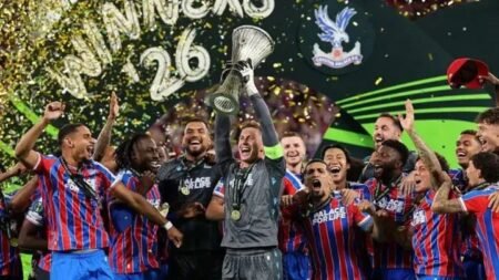 Crystal Palace beat Rayo to win Conference League title Crystal Palace win Conference League title with Mateta strike