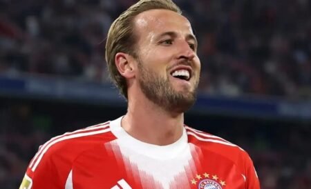 Bayern Munich's Harry Kane is the top scorer in the Bundesliga