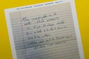 Experts link new Jeffrey Epstein note to document found after death