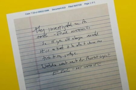 Experts link new Jeffrey Epstein note to document found after death