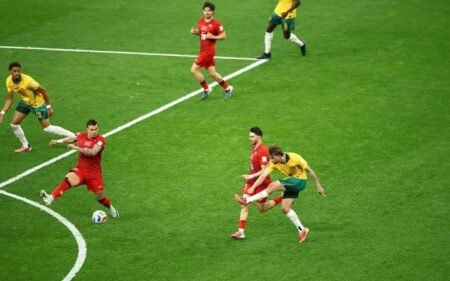 Irankunda makes history as Australia shock Turkey in World Cup opener