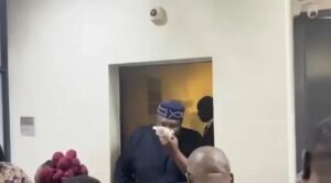 Fire guts senate hearing room after NDDC board screening Smoke rises from Hearing Room 107 in the Senate wing of the National Assembly Complex in Abuja after a fire outbreak linked to a kitchen appliance.