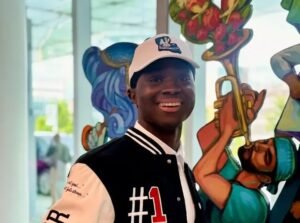Daniel Cressy speaks after becoming the first patient in Louisiana to receive curative gene therapy for sickle cell disease at Manning Family Children’s Hospital.