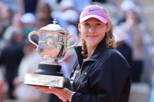 Andreeva wins first Grand Slam title at French Open