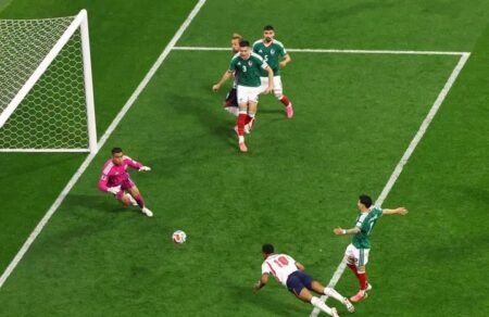 England's Jude Bellingham scores twice in win over Mexico