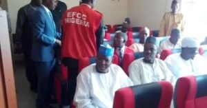 Sule Lamido, sons’ trial stalled as defence counsel’s absence delays N1.35bn fraud case Former Jigawa State Governor Sule Lamido and sons at the Federal High Court in Abuja during proceedings in his alleged N1.35 billion fraud trial.