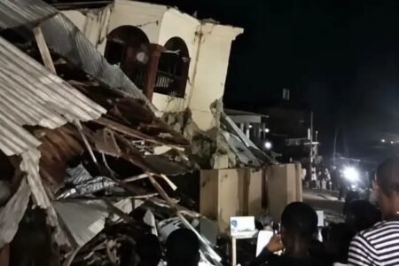 Female hostel collapses, traps many students in Anambra