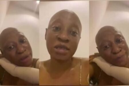 Actress Cynthia Anijekwu cries, begs for cancer treatment support