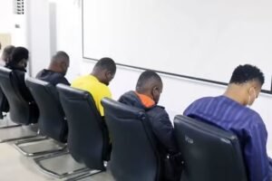 Police NPF-NCCC officials announce seven cybercrime arrests in Abuja