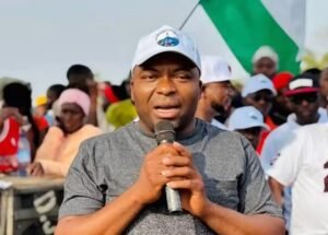 Kuje Area Council Chairman Danjuma Shekwolo speaking in a video shared on X.