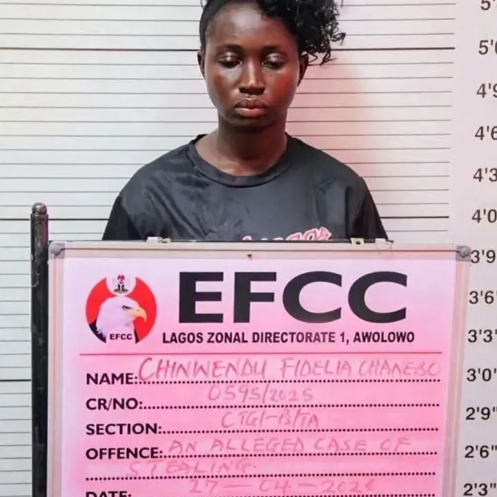 EFCC arraigns Ohanebo over alleged N42.3m Fraud in Lagos EFCC arraigns Chinwendu Fidelia Ohanebo over alleged N42.3m fraud in Lagos